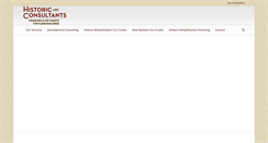 Desktop Screenshot of historicconsultants.com